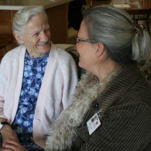 Marjorie Wright Enjoys the Comforts of Home